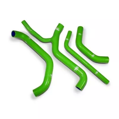 BR GREEN Samco Silicon Rad Hoses FOR Kawasaki ZX 10 R Race Bike Design 11>15 • £165.14